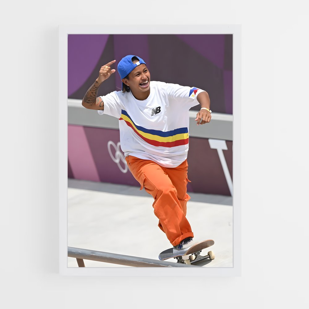 Poster Olympics skateboarding (vue 3)